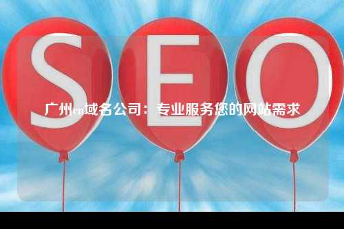 广州cn域名公司：专业服务您的网站需求