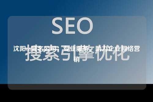 沈阳cn域名公司：专业服务，助力企业网络营销